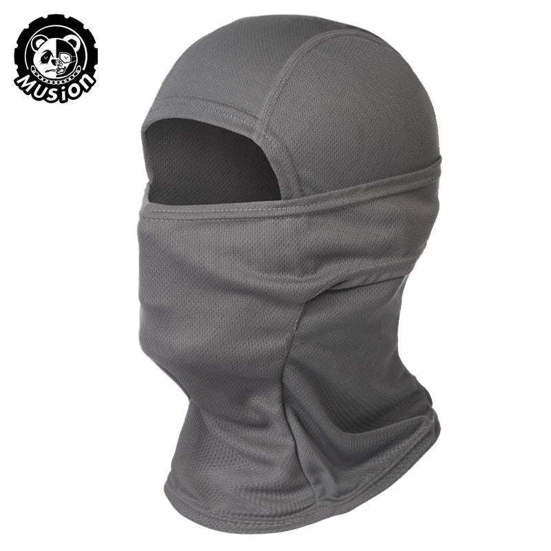 Musion Motorcycle Balaclava Sun Protection Full Face Mask Breathable Mesh Airsoft Mask Balaclava Bicycle Cycling Head Cover Under Helmet