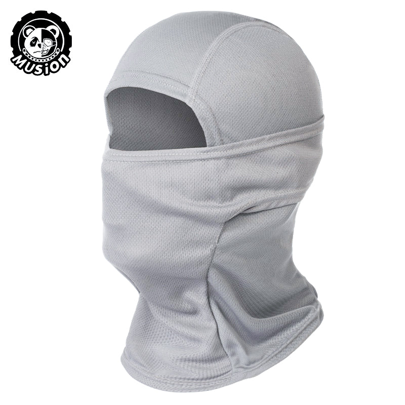 Musion Motorcycle Balaclava Sun Protection Full Face Mask Breathable Mesh Airsoft Mask Balaclava Bicycle Cycling Head Cover Under Helmet