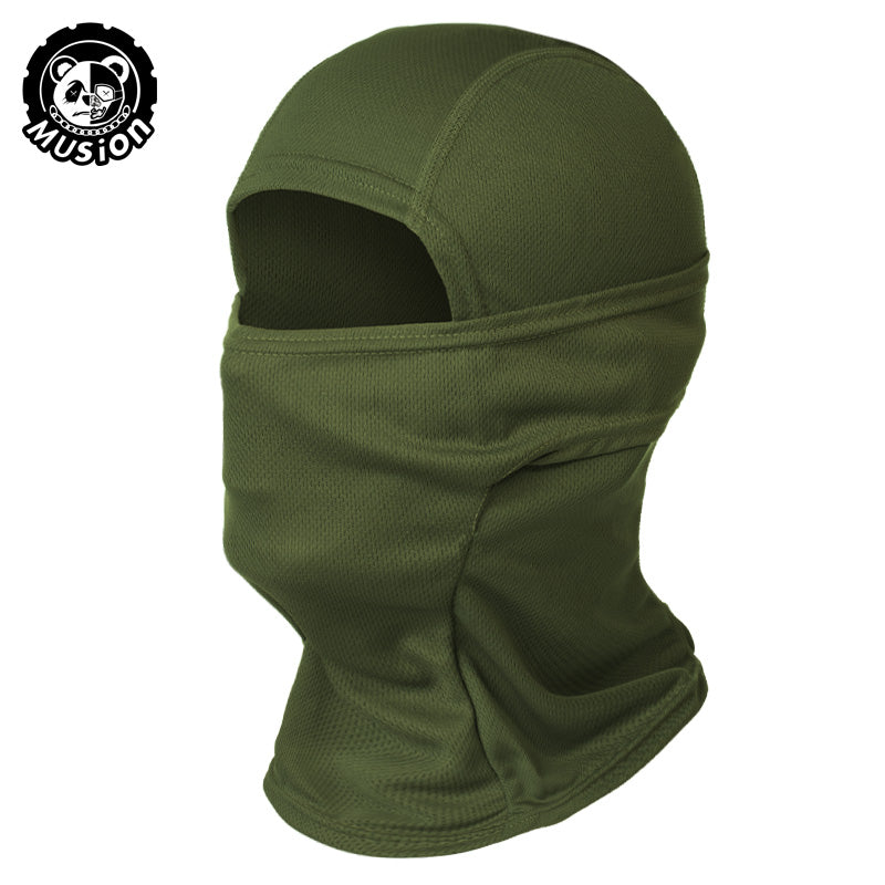 Musion Motorcycle Balaclava Sun Protection Full Face Mask Breathable Mesh Airsoft Mask Balaclava Bicycle Cycling Head Cover Under Helmet