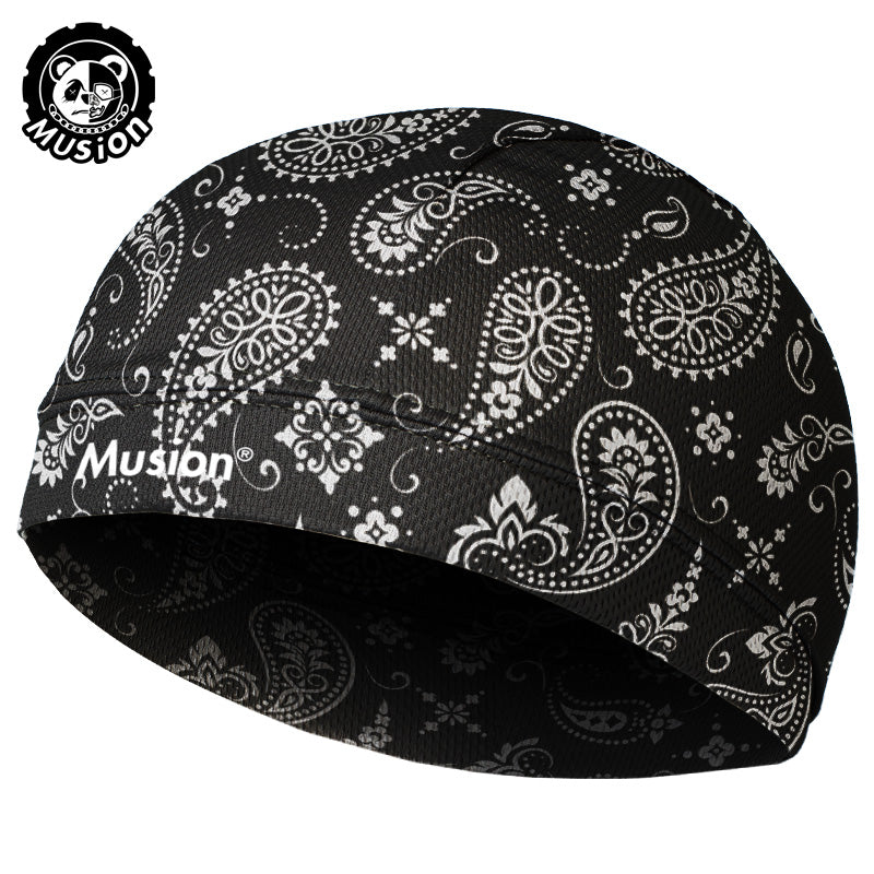 Musion Head Cover Original Design Motorcycle Helmet Inner Cap Sweat-absorbing High stretch Outdoor Sports Cap