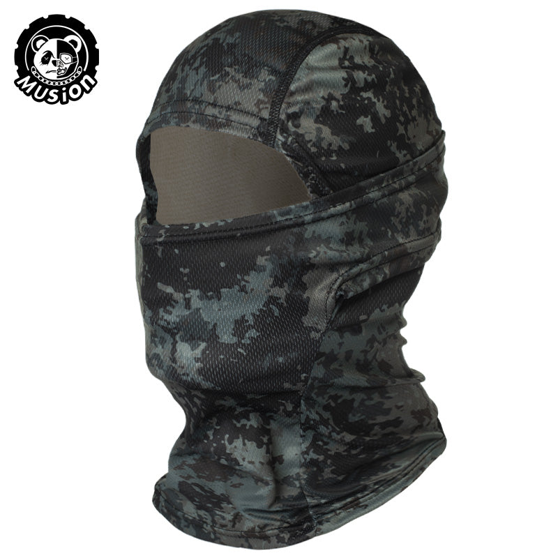 Musion Motorcycle Balaclava Sun Protection Full Face Mask Breathable Mesh Airsoft Mask Balaclava Bicycle Cycling Head Cover Under Helmet
