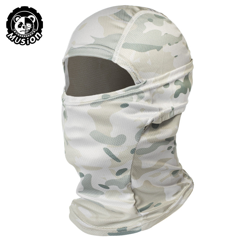 Musion Motorcycle Balaclava Sun Protection Full Face Mask Breathable Mesh Airsoft Mask Balaclava Bicycle Cycling Head Cover Under Helmet