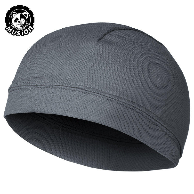 Musion Mesh Helmet Liner Absorb Sweat Skull Cap Quick Dry Running Sport Beanie for Biker