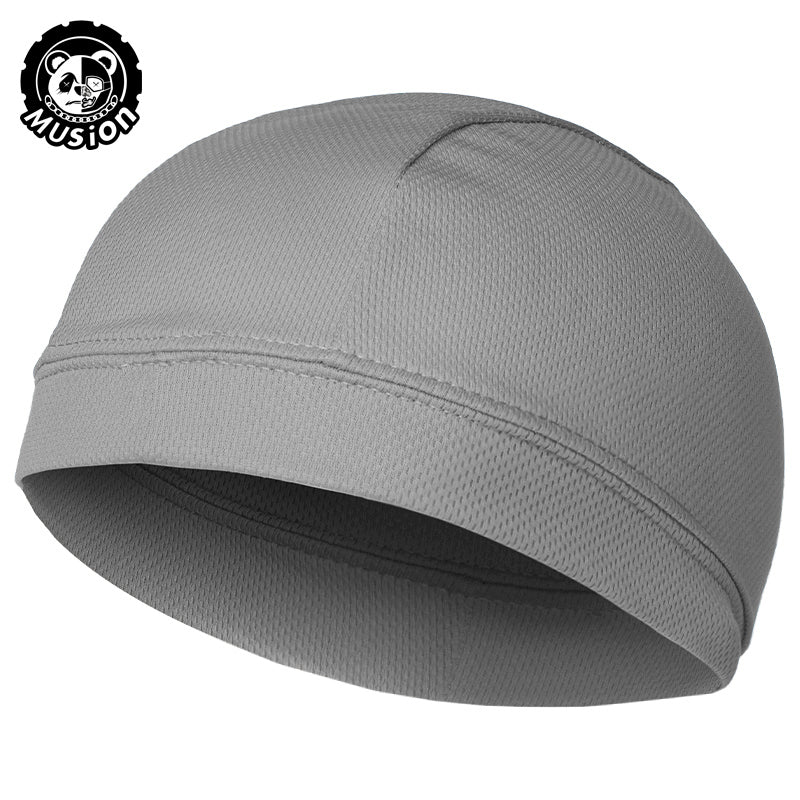 Musion Mesh Helmet Liner Absorb Sweat Skull Cap Quick Dry Running Sport Beanie for Biker