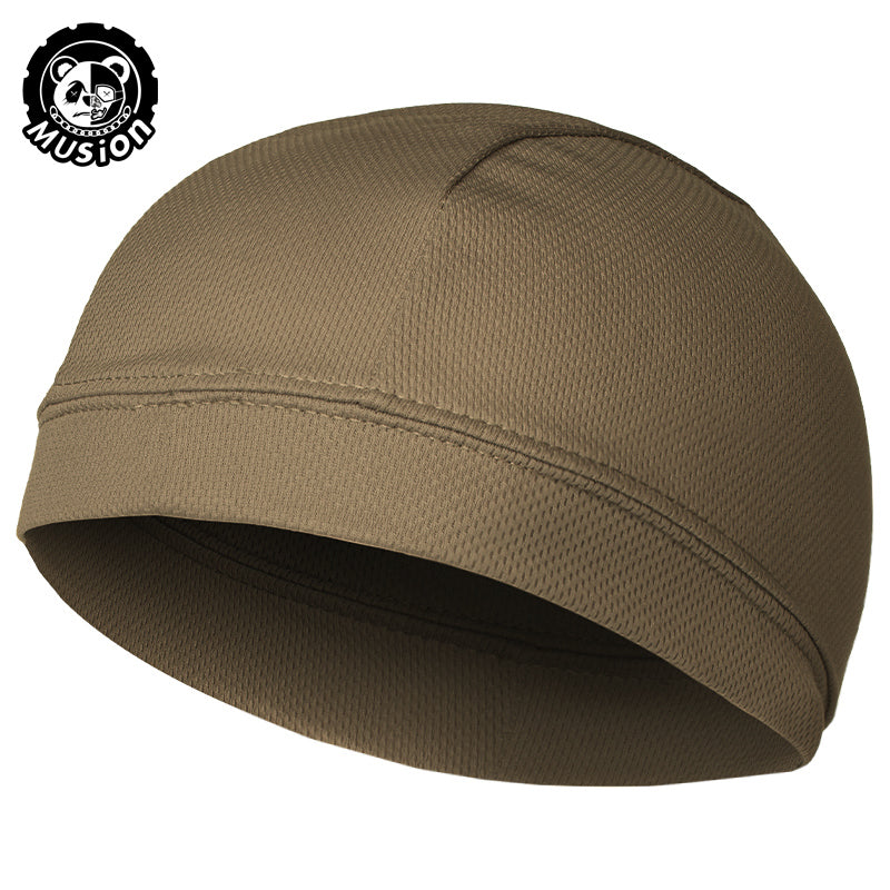 Musion Mesh Helmet Liner Absorb Sweat Skull Cap Quick Dry Running Sport Beanie for Biker