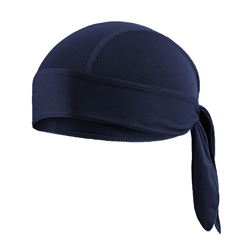 Musion Durag for Men Cycling Pirate Hat Breathable Mesh Pirate Bandana Cap Sweat Absorbent Helmet Inner Head Cover Skull Cap for Rider