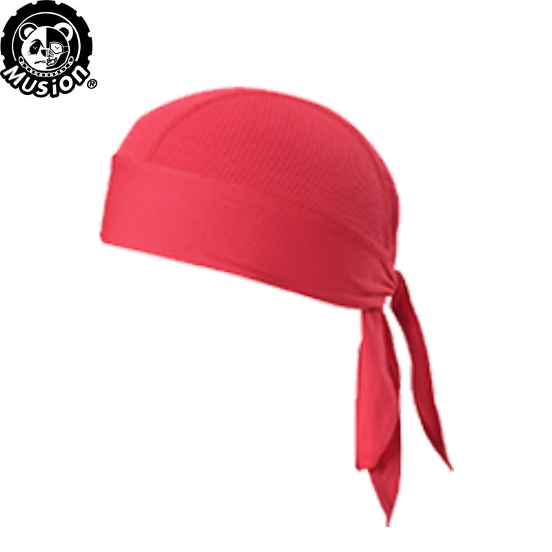Musion Durag for Men Cycling Pirate Hat Breathable Mesh Pirate Bandana Cap Sweat Absorbent Helmet Inner Head Cover Skull Cap for Rider