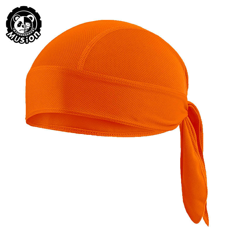 Musion Durag for Men Cycling Pirate Hat Breathable Mesh Pirate Bandana Cap Sweat Absorbent Helmet Inner Head Cover Skull Cap for Rider