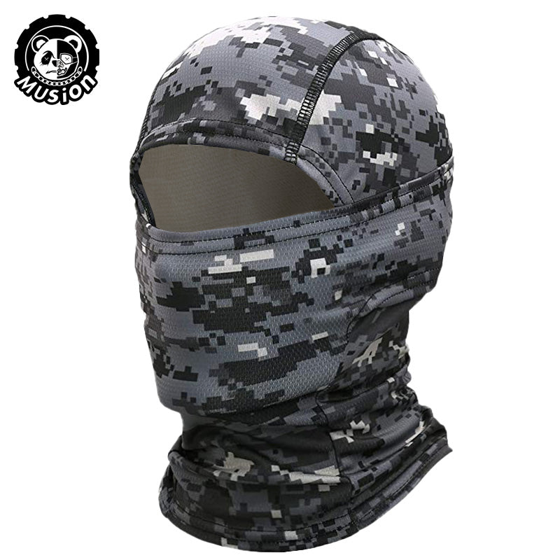 Musion Motorcycle Balaclava Sun Protection Full Face Mask Breathable Mesh Airsoft Mask Balaclava Bicycle Cycling Head Cover Under Helmet