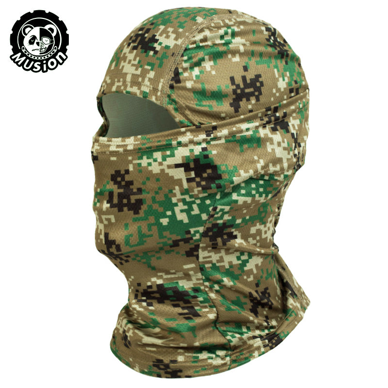 Musion Motorcycle Balaclava Sun Protection Full Face Mask Breathable Mesh Airsoft Mask Balaclava Bicycle Cycling Head Cover Under Helmet