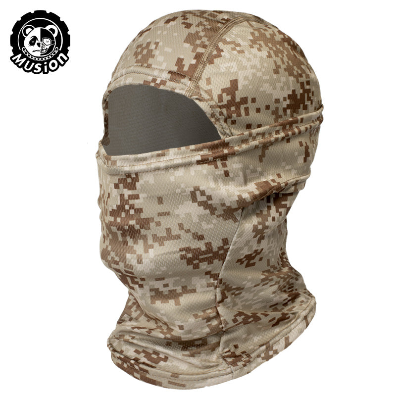 Musion Motorcycle Balaclava Sun Protection Full Face Mask Breathable Mesh Airsoft Mask Balaclava Bicycle Cycling Head Cover Under Helmet