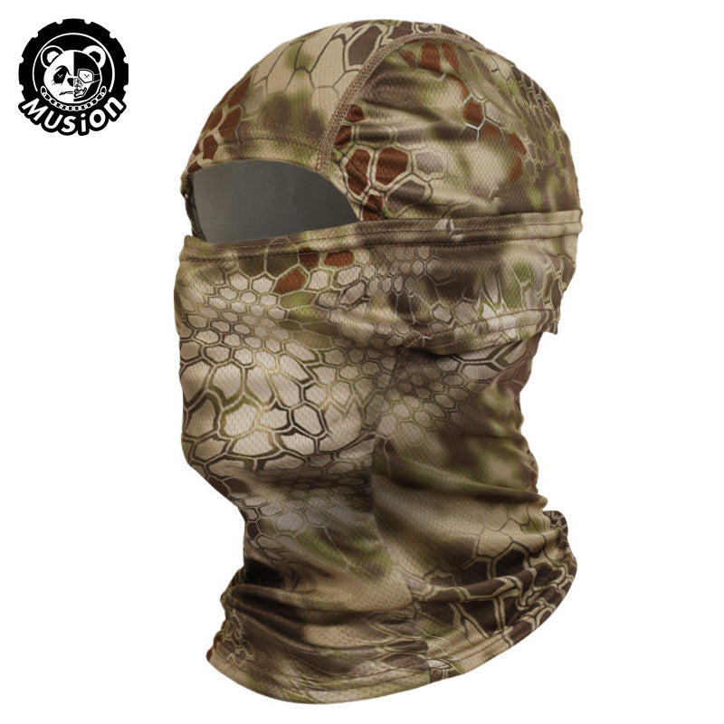 Musion Motorcycle Balaclava Sun Protection Full Face Mask Breathable Mesh Airsoft Mask Balaclava Bicycle Cycling Head Cover Under Helmet