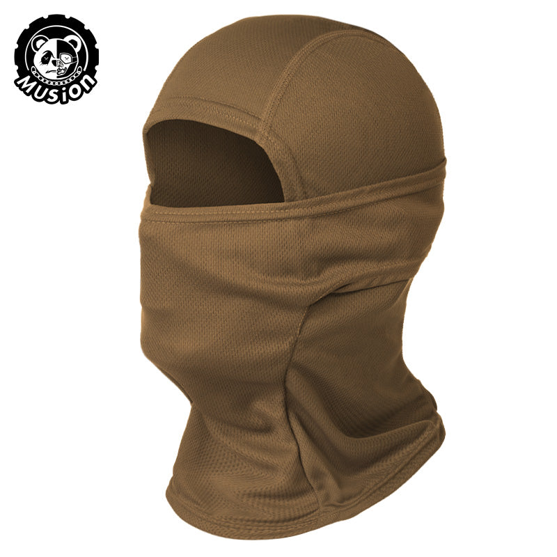 Musion Motorcycle Balaclava Sun Protection Full Face Mask Breathable Mesh Airsoft Mask Balaclava Bicycle Cycling Head Cover Under Helmet