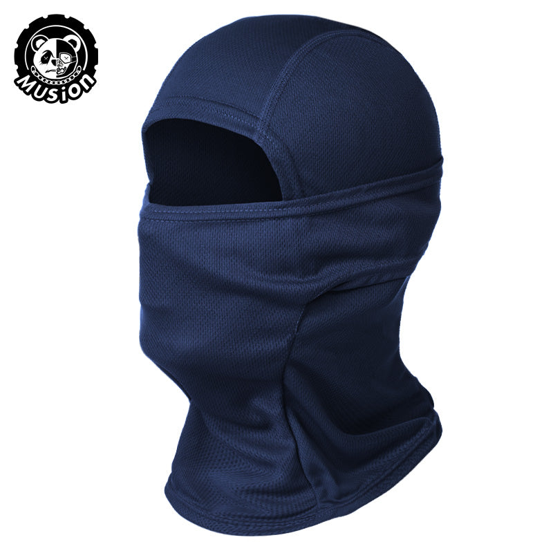 Musion Motorcycle Balaclava Sun Protection Full Face Mask Breathable Mesh Airsoft Mask Balaclava Bicycle Cycling Head Cover Under Helmet